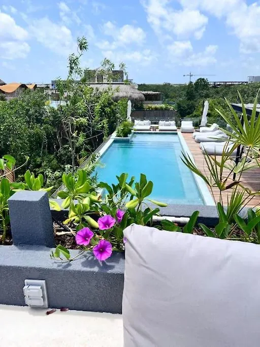 5* New Luxury Penthouse With Private Pool, Cenote Pool, Spa! Tulum Apartment