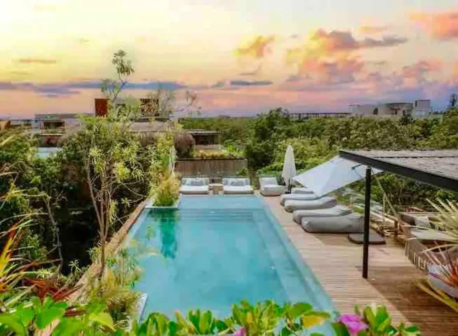 5* New Luxury Penthouse With Private Pool, Cenote Pool, Spa! Tulum Apartment